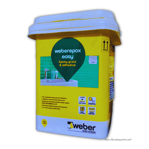 Weber.color poxy: Keo dán gạch, chà ron siêu bền gốc Epoxy