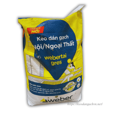 Weber.tai.gres: Keo dán gạch cao cấp chuyên dụng cho hồ bơi
