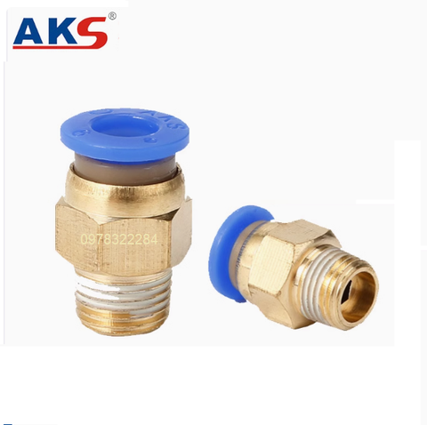 Đầu nối nhanh khí nén PC10