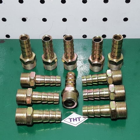 Nối đuôi chuột ren ngoài bằng sắt PT3/8-d12