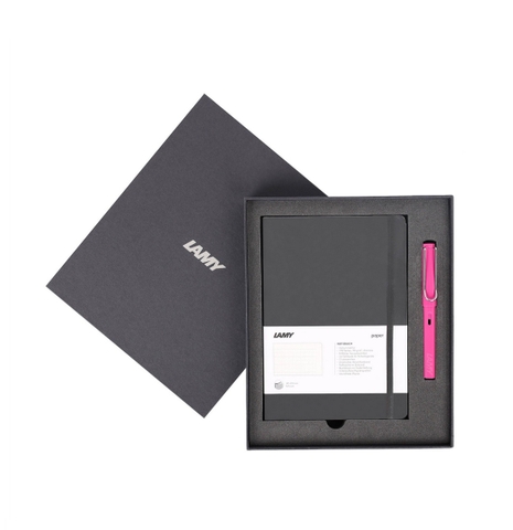 Set sổ bút LAMY A5 hồng