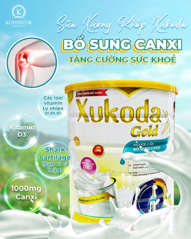 Xukoda Gold - Sữa bổ sung canxi - Thực phẩm bổ sung