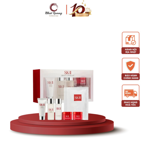 Set dưỡng da mini SK II Beauty Travel Kit 9 món