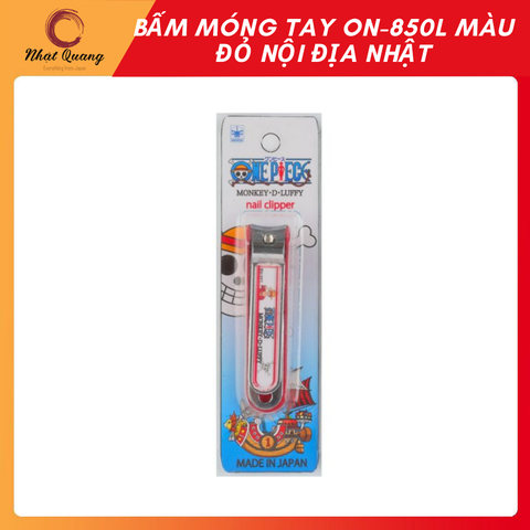 Bấm Móng Tay On-850L Màu Đỏ Nội Địa Nhật