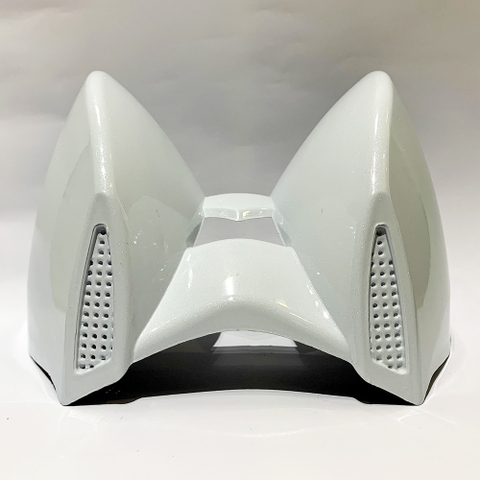 Tai Mèo Gắn Mũ Bảo Hiểm Trắng Camay FREESHIP