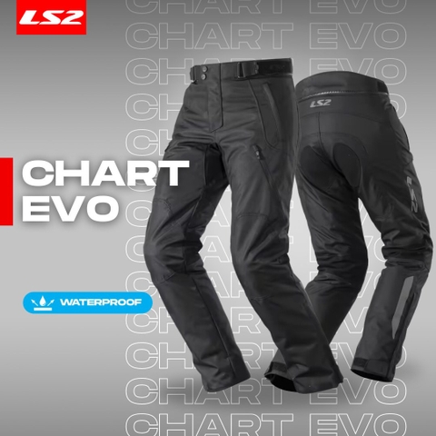 Quần Giáp LS2 Chart Man - Đen