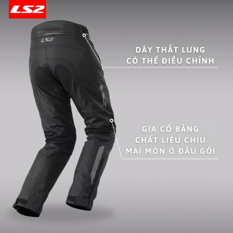 Quần Giáp LS2 Chart Man - Đen