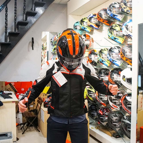 Áo Giáp Komine JK-130 Đen Trắng Đỏ Chính Hãng FREESHIP