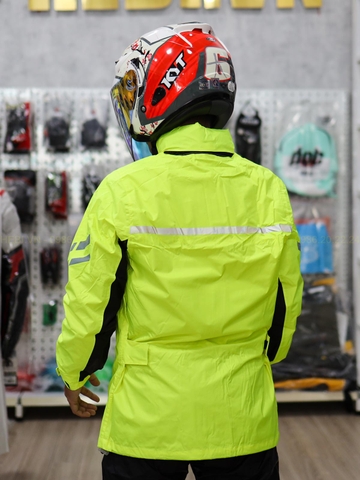 Áo Mưa Bộ Sinoll SN112 Màu Xanh Neon Có Mũ Trùm FREESHIP