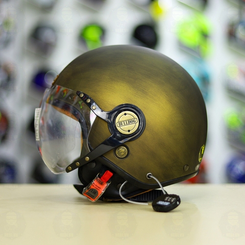 Mũ 3/4 Bulldog POM Vàng Xước Nhám FREESHIP