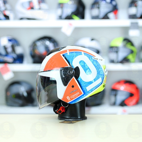 Mũ 3/4 Royal M789 LEOPARD NATURAL 2 Kính Nhỏ Gọn Nhẹ FREESHIP