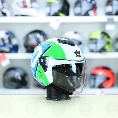 Mũ 3/4 Royal M789 LEOPARD NATURAL 2 Kính Nhỏ Gọn Nhẹ FREESHIP