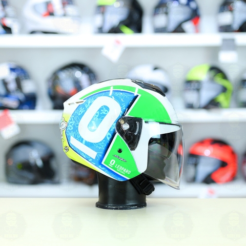 Mũ 3/4 Royal M789 LEOPARD NATURAL 2 Kính Nhỏ Gọn Nhẹ FREESHIP