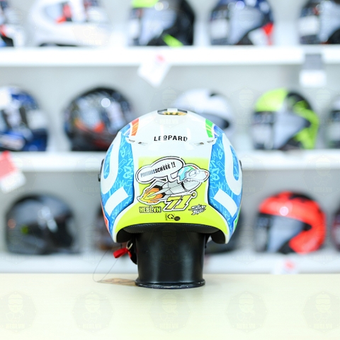 Mũ 3/4 Royal M789 LEOPARD NATURAL 2 Kính Nhỏ Gọn Nhẹ FREESHIP