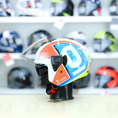 Mũ 3/4 Royal M789 LEOPARD NATURAL 2 Kính Nhỏ Gọn Nhẹ FREESHIP