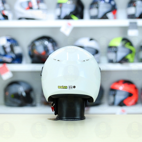 Mũ 3/4 Royal M789 Trắng bóng 2 Kính Nhỏ Gọn Nhẹ FREESHIP