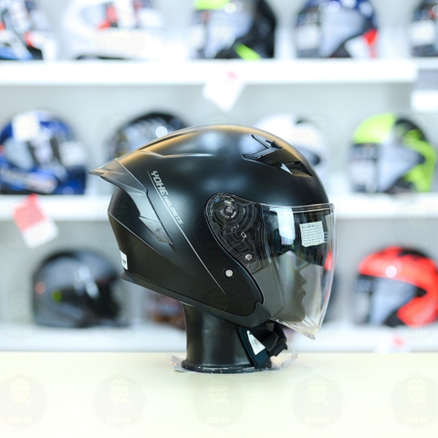 Mũ 3/4 Yohe 878 Plus Đen Nhám FREESHIP