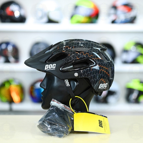 Nón Thể Thao POC P07 Carbon Hive Cam Freesize FREESHIP