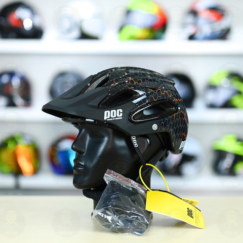 Nón Thể Thao POC P07 Carbon Hive Cam Freesize FREESHIP