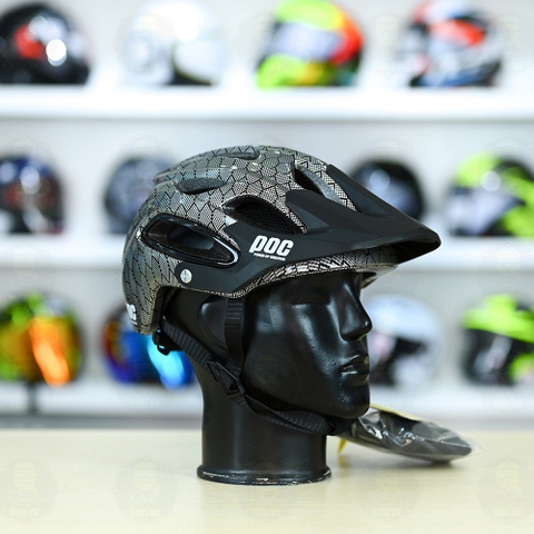 Nón POC P07 Freesize FREESHIP - Carbon Tổ Ong Bóng
