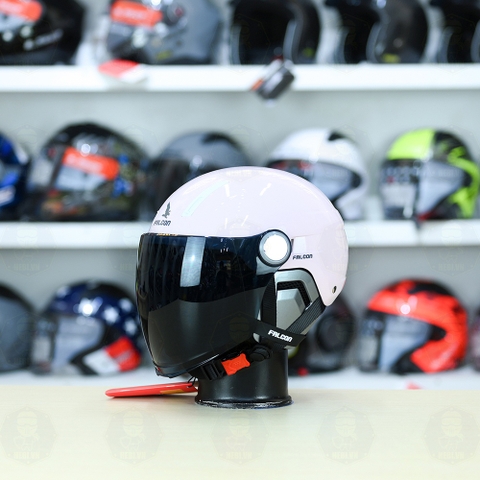 Nón 1/2 Falcon F17 Hồng Phấn Nhạt FREESHIP