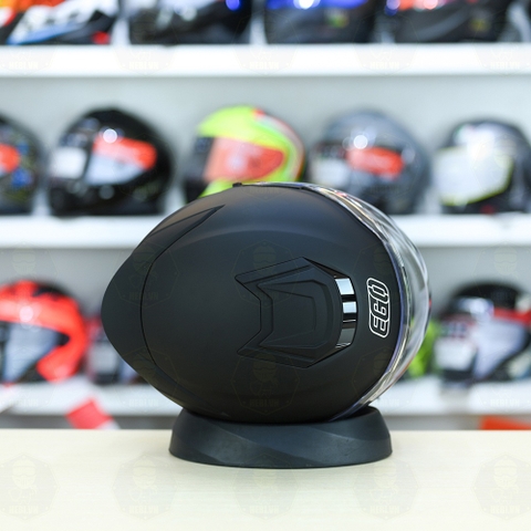 Mũ 3/4 2 Kính EGO E42 Đen Nhám FREESHIP