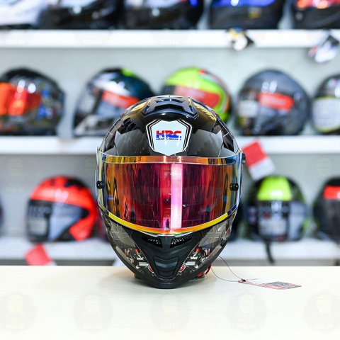 Mũ Fullface ROC 08 Plus 2024 Đen Bóng + Dán Tem Winer Xám FREESHIP