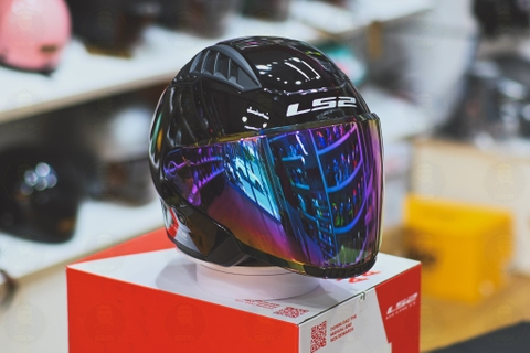Kính Mũ LS2 OF600 Gương Rainbow Titan FREESHIP
