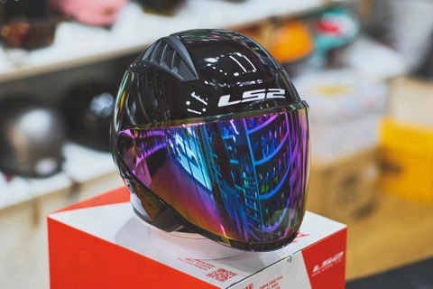 Kính Mũ LS2 OF600 Gương Rainbow Titan FREESHIP
