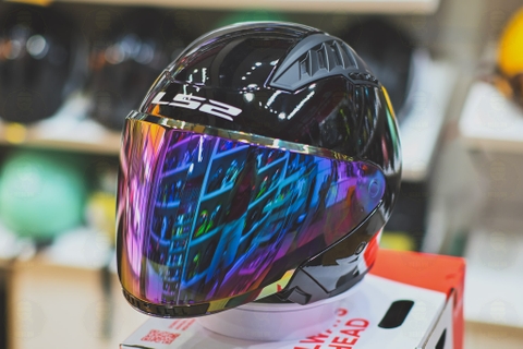 Kính Mũ LS2 OF600 Gương Rainbow Titan FREESHIP