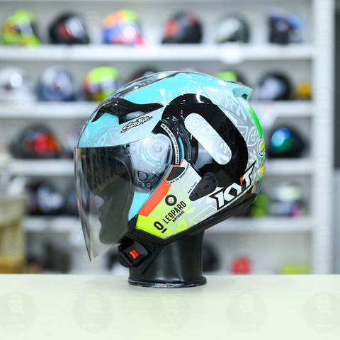 Nón 3/4 2 kính KYT VENOM Misano 2022 - FREESHIP