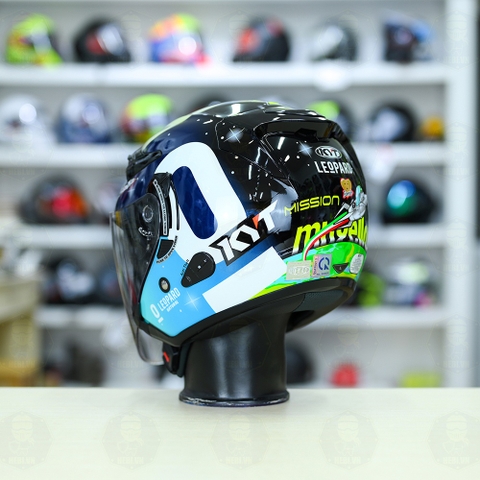 Nón 3/4 2 kính KYT VENOM Mugello - FREESHIP