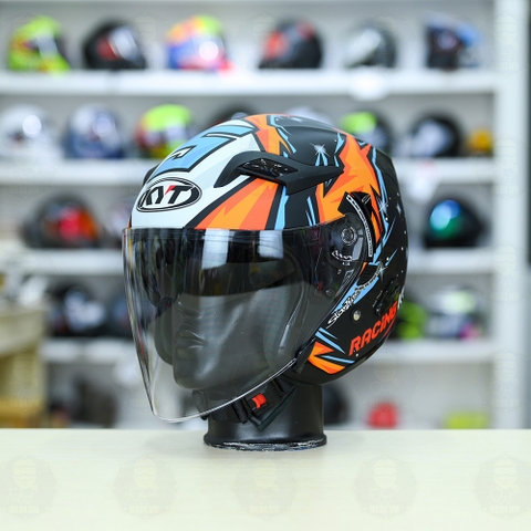 Nón 3/4 2 kính KYT VENOM Masia - FREESHIP