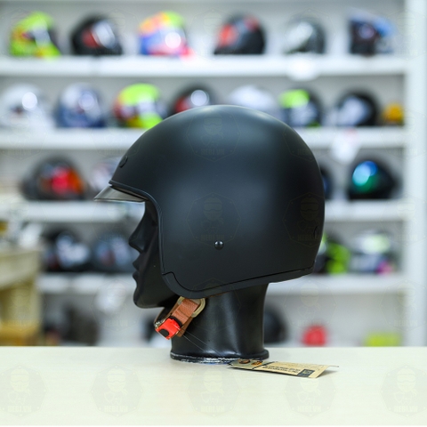 Mũ 3/4 Royal M139 Đen Nhám 2024 FREESHIP