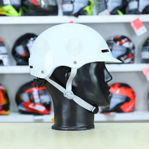 Nón POC CREATION P20 FREESHIP - Trắng Xám