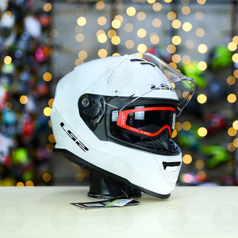 Mũ Fullface LS2 FF800 KPA 2 Kính Trắng Camay Bóng FREESHIP + Tặng Pinlock