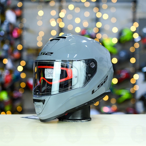 Mũ Fullface LS2 FF800 KPA 2 Xi Măng Bóng FREESHIP + Tặng Pinlock