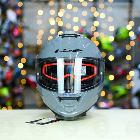 Mũ Fullface LS2 FF800 KPA 2 Xi Măng Bóng FREESHIP + Tặng Pinlock