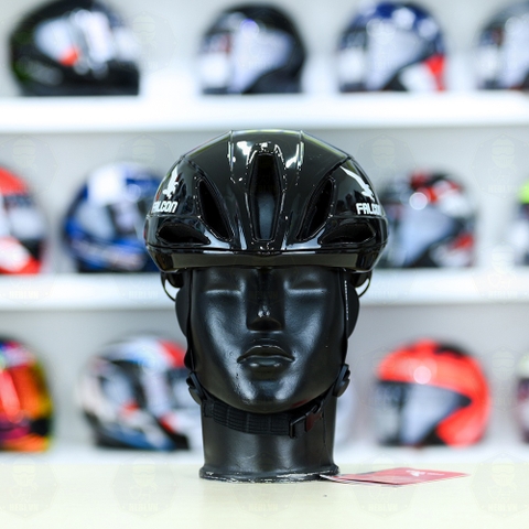 Nón Poc Falcon F01 Feeship - Đen Bóng