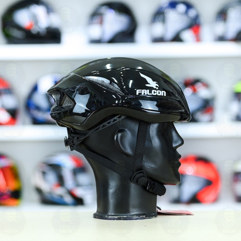 Nón Poc Falcon F01 Feeship - Đen Bóng