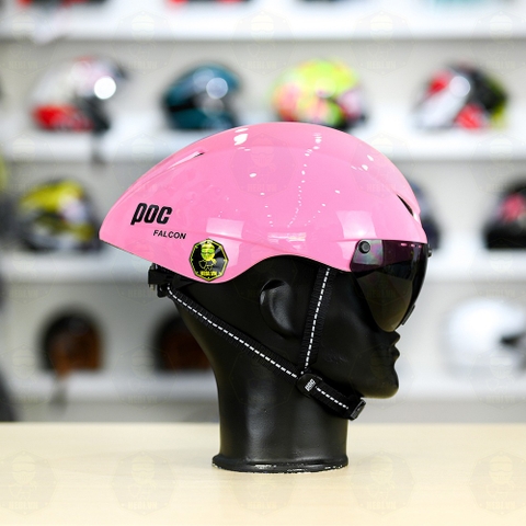 Poc Falcon Hồng Bóng Freesize FREESHIP