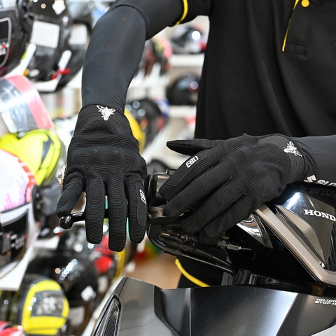 Găng tay EGO Dài Đen FREESHIP