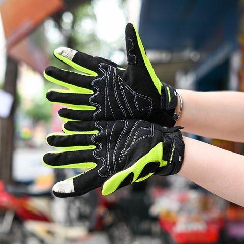 Găng Tay POC PG09 Dài Đen Xanh Vàng Freeship