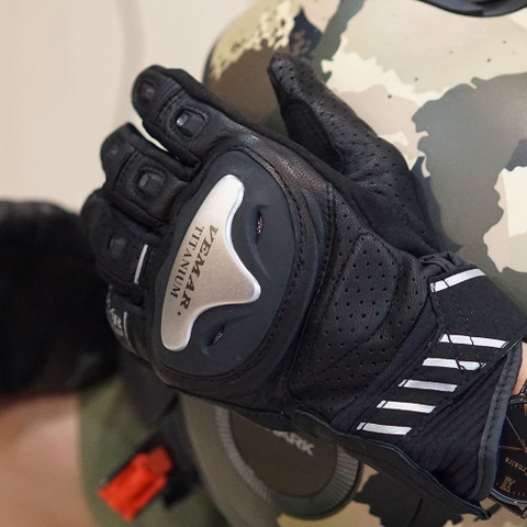 Găng Tay Vemar VE-177 Da Titanium Đen FREESHIP