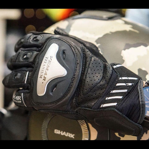 Găng Tay Vemar VE-177 Da Titanium Đen FREESHIP