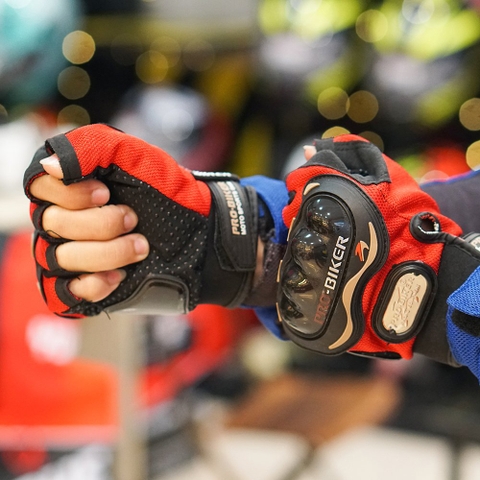 Găng Tay Probiker Ngắn Đỏ