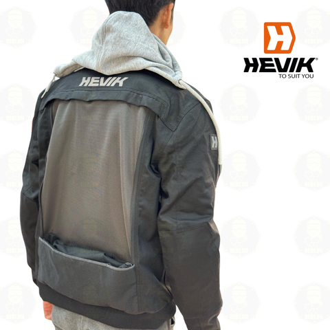 Áo giáp bảo hộ thời trang HEVIK Neptune - Áo Hoodie bảo hộ Motor