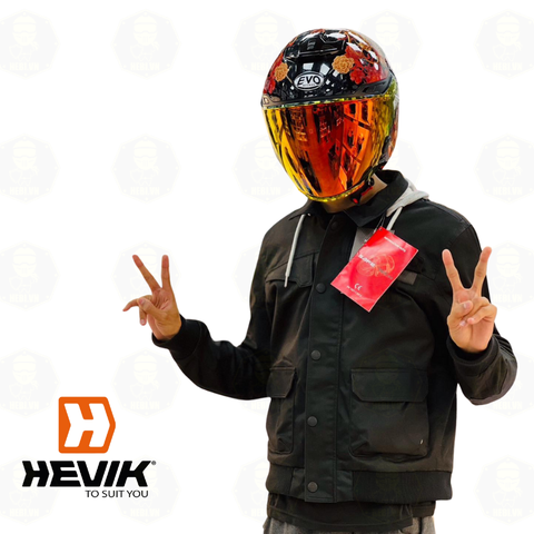 Áo giáp bảo hộ thời trang HEVIK Neptune - Áo Hoodie bảo hộ Motor