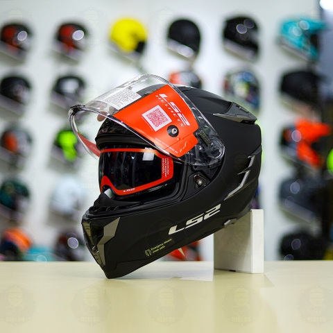 Mũ Fullface LS2 FF327 Challenger Đen Nhám FREESHIP