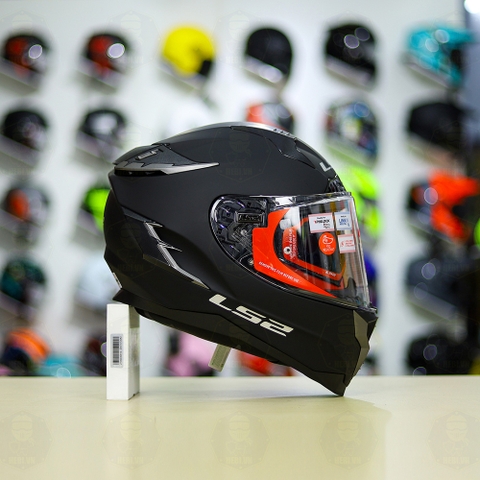 Mũ Fullface LS2 FF327 Challenger Đen Nhám FREESHIP